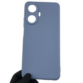 Чехол для Realme C55 с квадратными гранями с защитой камеры на реалми с55 голубой 0012549 фото