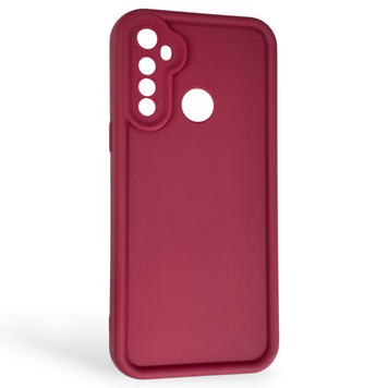 Чехол силиконовый Soft Touch для Realme 6i бордовый (Полная защита камеры) 0044191 фото