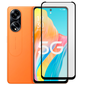 Захисне скло 6D OG для телефона OPPO A1 повноекранне протиударне на оппо A1 чорне 0014027 фото
