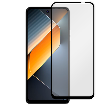 Захисне скло 6D OG для телефона Tecno POVA 6 Neo повноекранне протиударне на техно пова 6 нео чорне 0013943 фото