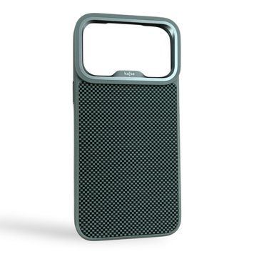 Чохол Kajsa Glamorous Mini Checkered для iPhone 17 Pro Max сірий (MagSafe, металеве кільце камери, преміум) 0062029 фото