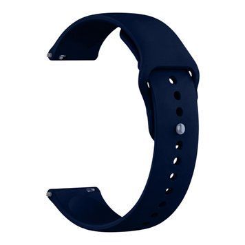 Ремешок силиконовый 20 мм для Xiaomi Redmi Watch 5 Lite темно-синий 0055566 фото