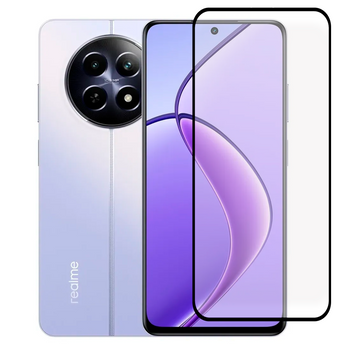 Защитное стекло для телефона Realme 12 5G противоударное полноэкранное на реалми 12 5г черное 0038261 фото