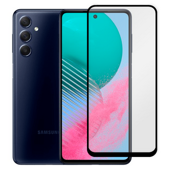 Захисне скло для телефона Samsung Galaxy M54 5G (SM-M546B) протиударне повноекранне на самсунг м54 5г чорне 0038343 фото