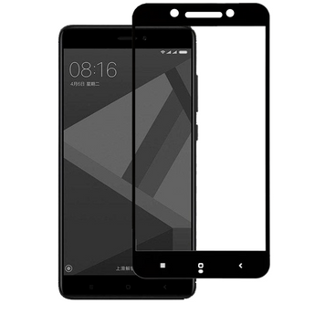 Защитное стекло для телефона Xiaomi Redmi 4x противоударное полноэкранное на сяоми редми 4х черное 0038420 фото