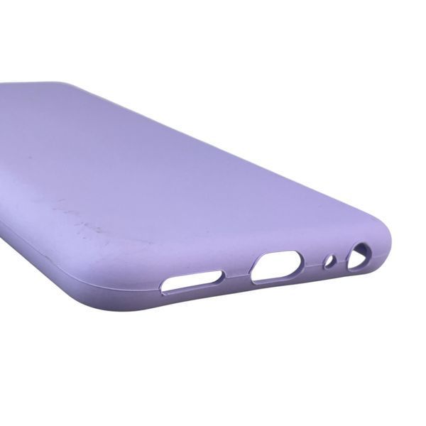 Чохол для Vivo Y31 силіконовий з мікрофіброю нековзний на віво у31 бузковий 0032363 фото