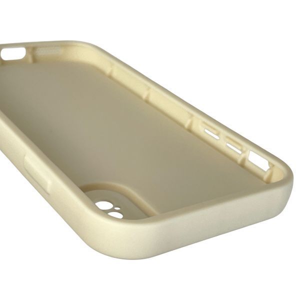 Чохол силіконовий Soft Touch з 3D принтом для Apple iPhone Xs молочний (Повний захист камери) 0041727 фото