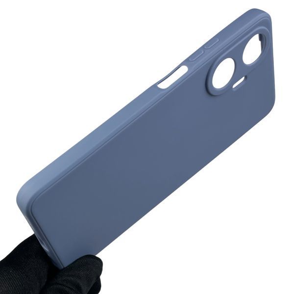 Чохол для Realme C55 з квадратними гранями із захистом камери на реалмі с55 блакитний 0012549 фото