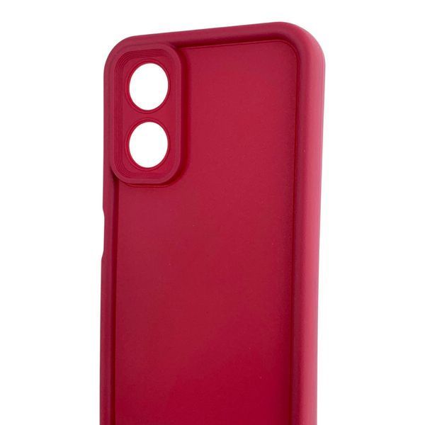 Чехол силиконовый Soft Touch для Oppo A17 бордовый (Полная защита камеры) 0054311 фото