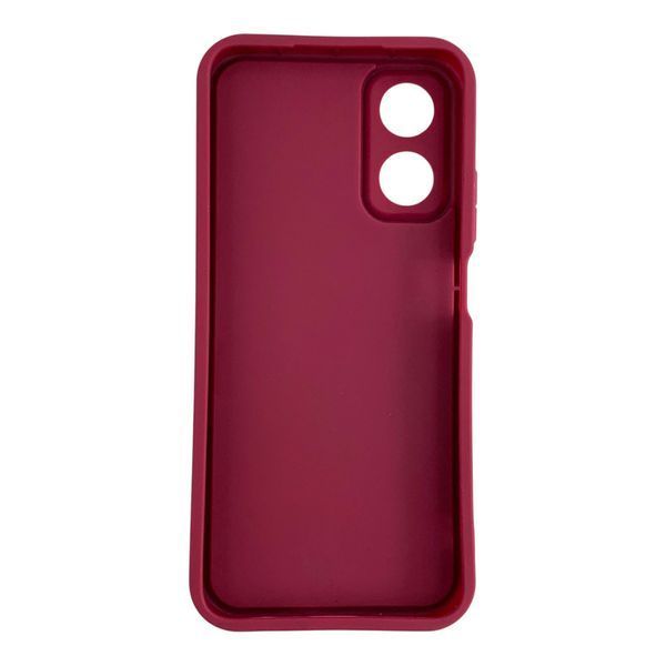 Чехол силиконовый Soft Touch для Oppo A17 бордовый (Полная защита камеры) 0054311 фото
