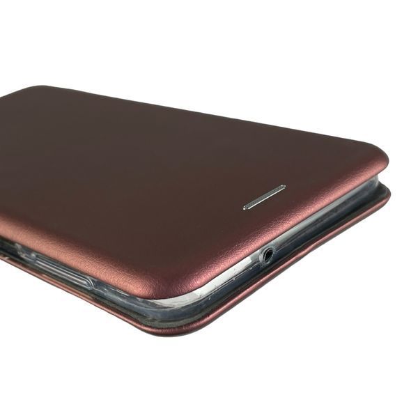 Чехол-книжка для Samsung Galaxy A12 SM-A127F с подставкой на самсунг а12 бордовая 0000471 фото