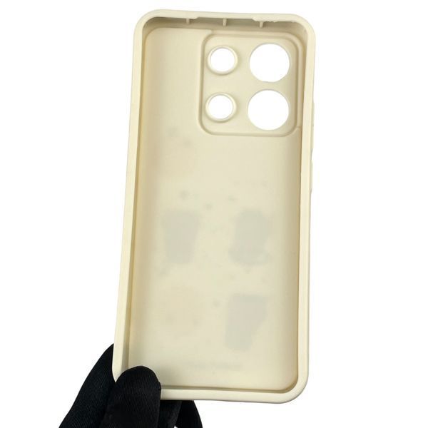 Чохол для Xiaomi Redmi Note 13 4G з 3д малюнком дитячий жіночий об'ємний на сяомі редмі нот 13 4г молочний 0011948 фото