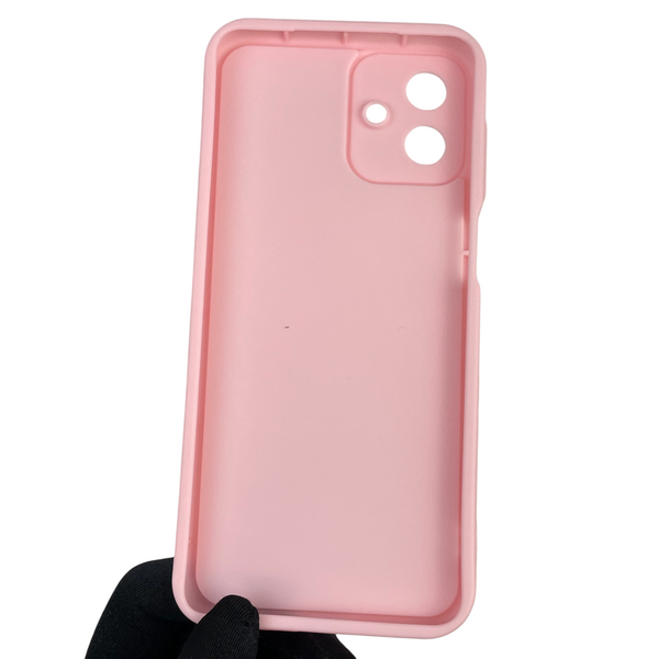 Чохол силіконовий Soft Touch з 3D принтом для Samsung Galaxy A07 4G (SM-A075F) рожевий (Повний захист камери) 0040391 фото
