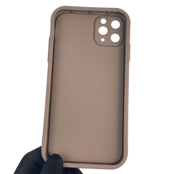 Чохол силіконовий оригінальний Soft Touch з 3D принтом злого кота для Apple iPhone 11 Pro Max коричневий (Повний захист камери) 0046182 фото