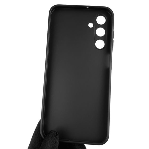 Чохол для Samsung Galaxy A25 (SM-A256B) однотонний із захистом камери на самсунг а25 чорний 0004388 фото