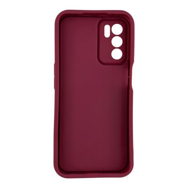 Чехол силиконовый Soft Touch для Oppo A16s бордовый (Полная защита камеры) 0054261 фото