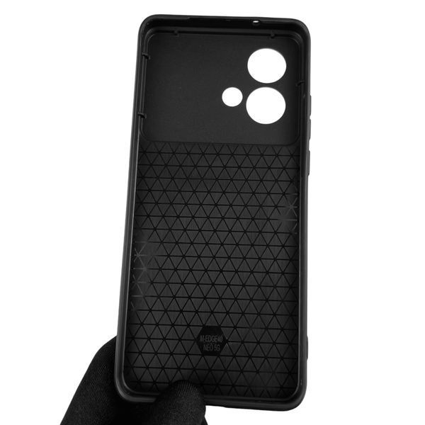Чохол для Motorola Edge 40 Neo (PAYH0006RS) броньований з кільцем зі шторкою на камеру на моторола едж 40 нео чорний 0004185 фото
