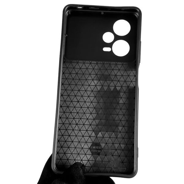 Чехол для Xiaomi Redmi Note 12 Pro Plus 5G бронированный с кольцом со шторкой на сяоми нот 12 про плюс чёрный 0007935 фото
