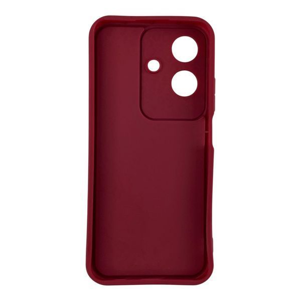 Чохол силіконовий Soft Touch з 3D принтом для Realme Note 60 бордовий (Повний захист камери) 0057551 фото