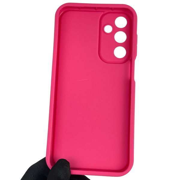 Чехол силиконовый оригинальный Soft Touch с 3D принтом волшебной минни маус для Samsung Galaxy A25 5G (SM-A256B) малиновый (Полная защита камеры) 0049742 фото