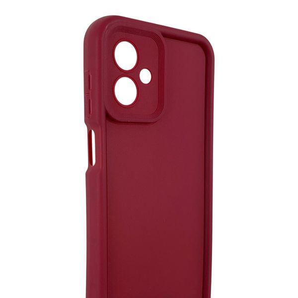 Чохол силіконовий Soft Touch для Motorola G14 бордовий (Повний захист камери) 0054372 фото