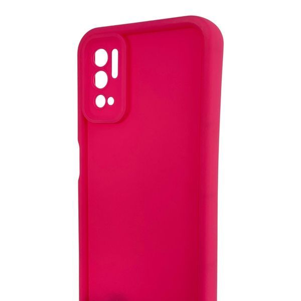 Чехол силиконовый Soft Touch для Xiaomi Poco M3 Pro 4G малиновый (Полная защита камеры) 0053890 фото