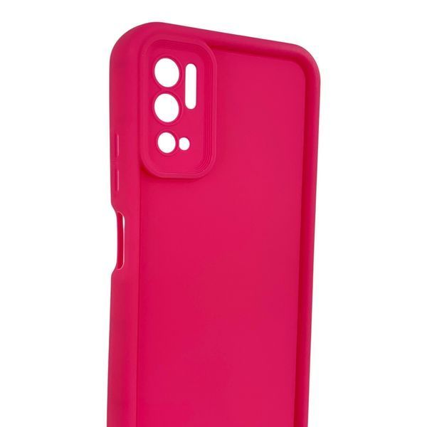 Чехол силиконовый Soft Touch для Xiaomi Poco M3 Pro 4G малиновый (Полная защита камеры) 0053890 фото