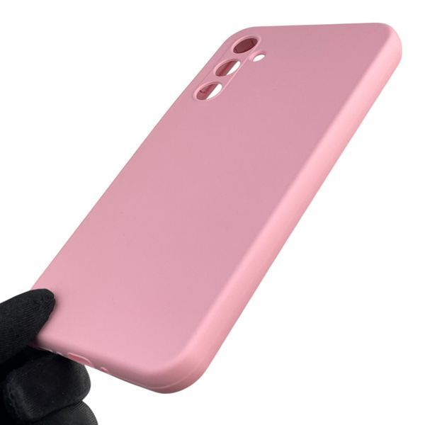 Чохол для Samsung Galaxy A34 5G (SM-A346E) силіконовий з мікрофіброю нековзний на самсунг а34 5г рожевий 0031932 фото