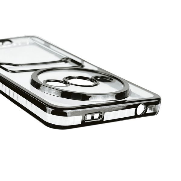 Чехол для Xiaomi Redmi A3 с чёрной окантовкой с карманом для карт на сяоми редми а3 чёрный 0013144 фото