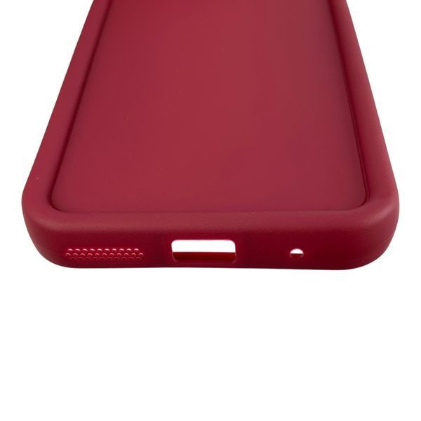 Чохол силіконовий Soft Touch для Motorola G14 бордовий (Повний захист камери) 0054372 фото