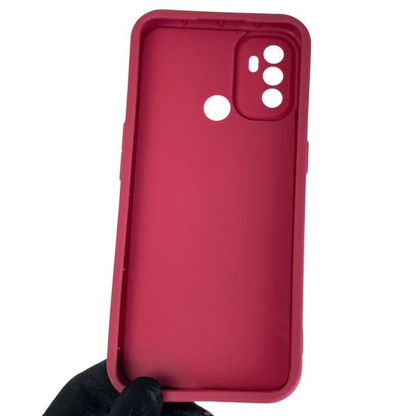 Чехол силиконовый Soft Touch с 3D принтом мема сибу для OPPO A32 бордовый (Полная защита камеры) 0048349 фото