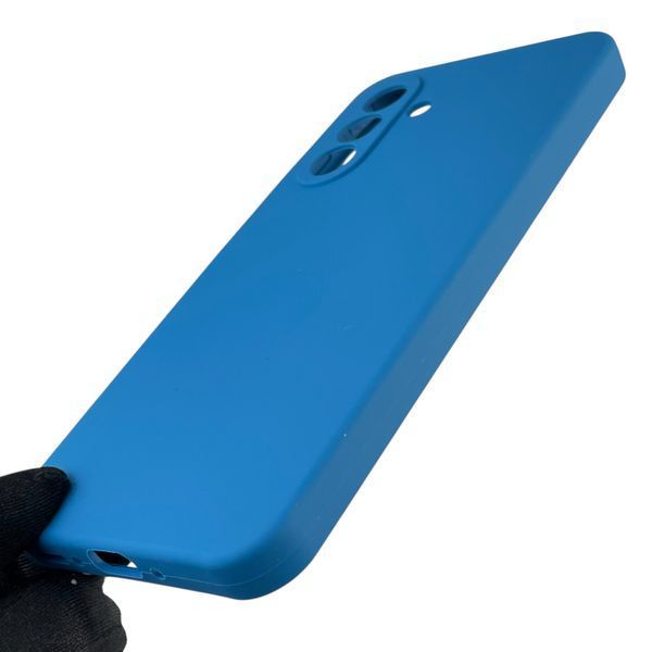 Чехол для Samsung Galaxy A26 (SM-A266) силиконовый с микрофиброй нескользящий на самсунг а26 синий 0031882 фото