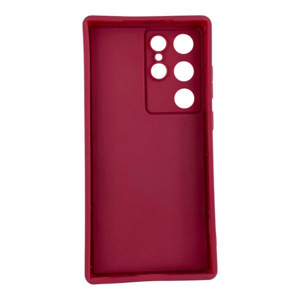 Чохол силіконовий Soft Touch для Samsung Galaxy S23 Ultra бордовий (Повний захист камери) 0054085 фото