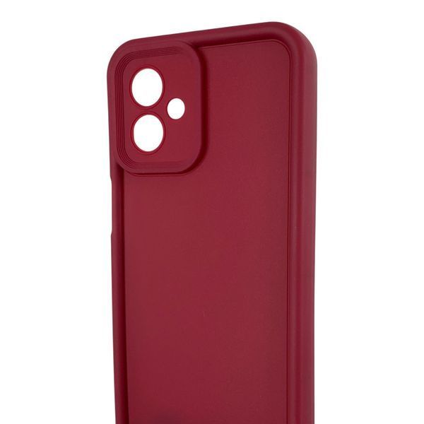 Чохол силіконовий Soft Touch для Motorola G14 бордовий (Повний захист камери) 0054372 фото
