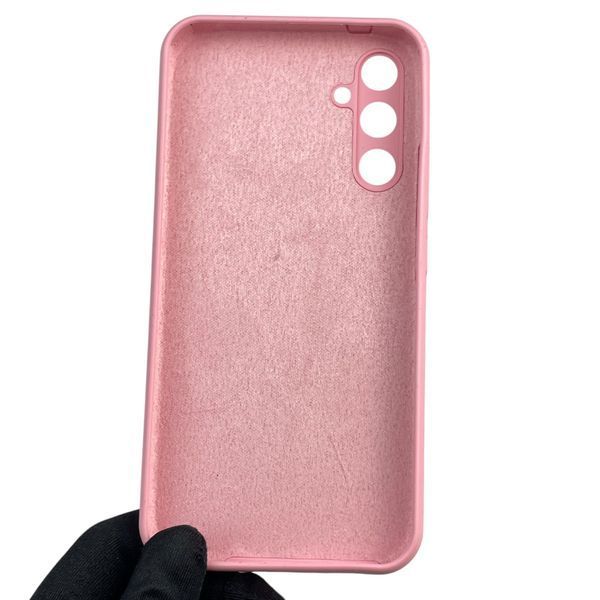 Чохол для Samsung Galaxy A34 5G (SM-A346E) силіконовий з мікрофіброю нековзний на самсунг а34 5г рожевий 0031932 фото