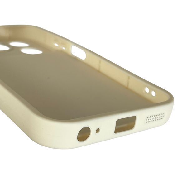 Чохол силіконовий Soft Touch з 3D принтом кумедний тед ведмідик для Infinix Hot 50i X6531B молочний (Повний захист камери) 0049275 фото