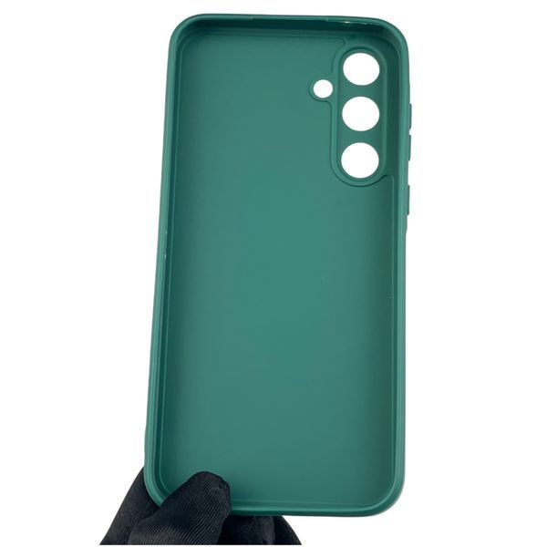 Чехол для Samsung Galaxy A35 5G (SM-A556) с квадратными гранями с защитой камеры на самсунг а35 зелёный 0012599 фото