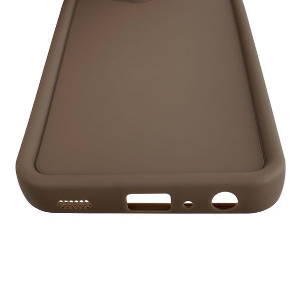 Чехол силиконовый Soft Touch для Samsung Galaxy A72 коричневый (Полная защита камеры) 0053990 фото