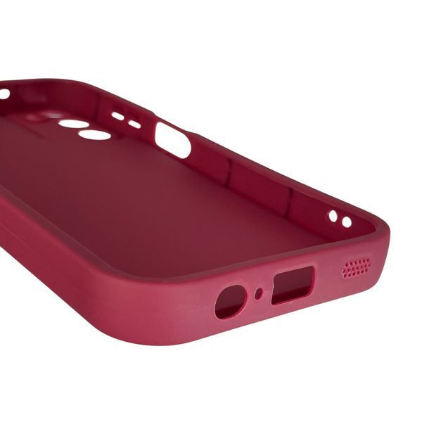 Чохол силіконовий Soft Touch з 3D принтом мему сібу для Samsung Galaxy A14 4G (SM-A145F) бордовий (Повний захист камери) 0048079 фото