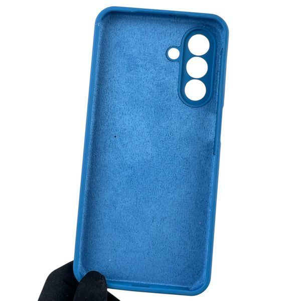 Чехол для Samsung Galaxy A26 (SM-A266) силиконовый с микрофиброй нескользящий на самсунг а26 синий 0031882 фото