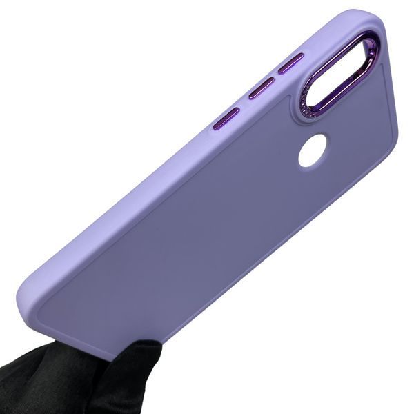 Чохол для Xiaomi Redmi Note 7 протиударний з високими бортами з мікрофіброю на сяомі редмі нот 7 бузковий 0002271 фото