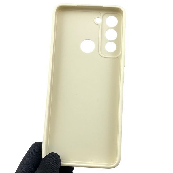 Чохол для TECNO Pop 5 LTE (BD4i) з квадратними гранями із захистом камери на техно поп 5 лте бежевий 0012649 фото