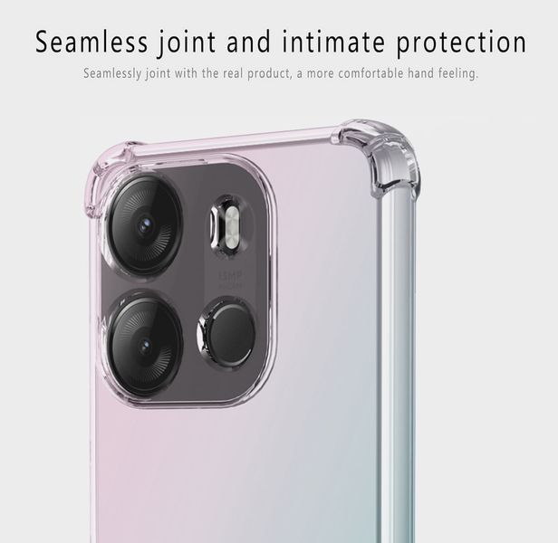 Чехол для TECNO Spark Go 2023 BF7 с бронь углами выше экрана противоударный на техно спарк го 2023 прозрачный 0000368 фото