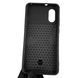 Чехол для ZTE Blade A31 Plus бронированный с кольцом со шторкой на камеру на зте блейд а31 плюс чёрный 0004207 фото 3