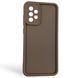 Чехол силиконовый Soft Touch для Samsung Galaxy A72 коричневый (Полная защита камеры) 0053990 фото 1