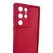 Чохол силіконовий Soft Touch для Samsung Galaxy S23 Ultra бордовий (Повний захист камери) 0054085 фото 3