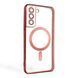 Чехол для Samsung Galaxy S21 FE (SM-G990B) с линзами на камере с MagSafe на самсунг с21 фе красный 0034488 фото 1