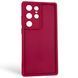 Чохол силіконовий Soft Touch для Samsung Galaxy S23 Ultra бордовий (Повний захист камери) 0054085 фото 1