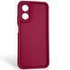 Чехол силиконовый Soft Touch для Oppo A17 бордовый (Полная защита камеры) 0054311 фото 1