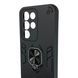Чохол протиударний з кільцем для Realme C85 чорний (2 шари захисту, тримач в авто) 0059789 фото 5